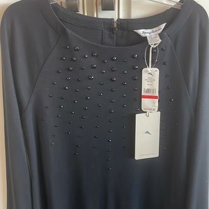 NWT Tommy Bahama black dress w/black